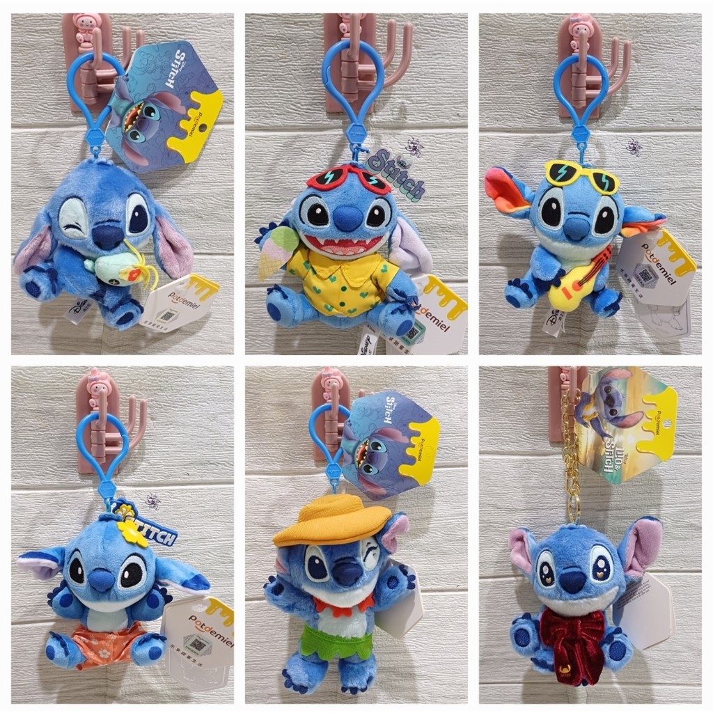 READY GANTUNGAN BONEKA LILO AND STITCH//KEYCHAIN LILO AND STITCH//AKSESORIES BAJU LILO AND STITCH//G