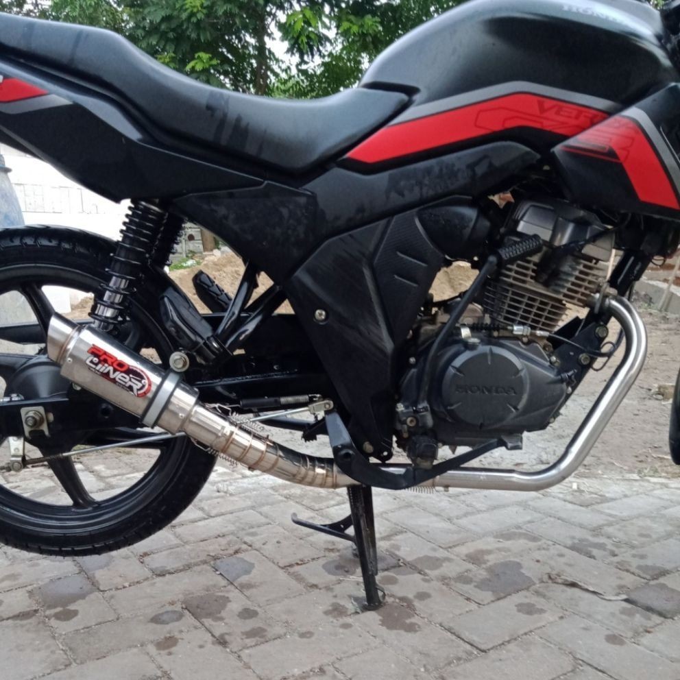 knalpot racing PROLINER motor FU SONIC VIXION JUPITER MX CBR CB GL TIGER MEGAPRO VERZA  THUNDER CS1
