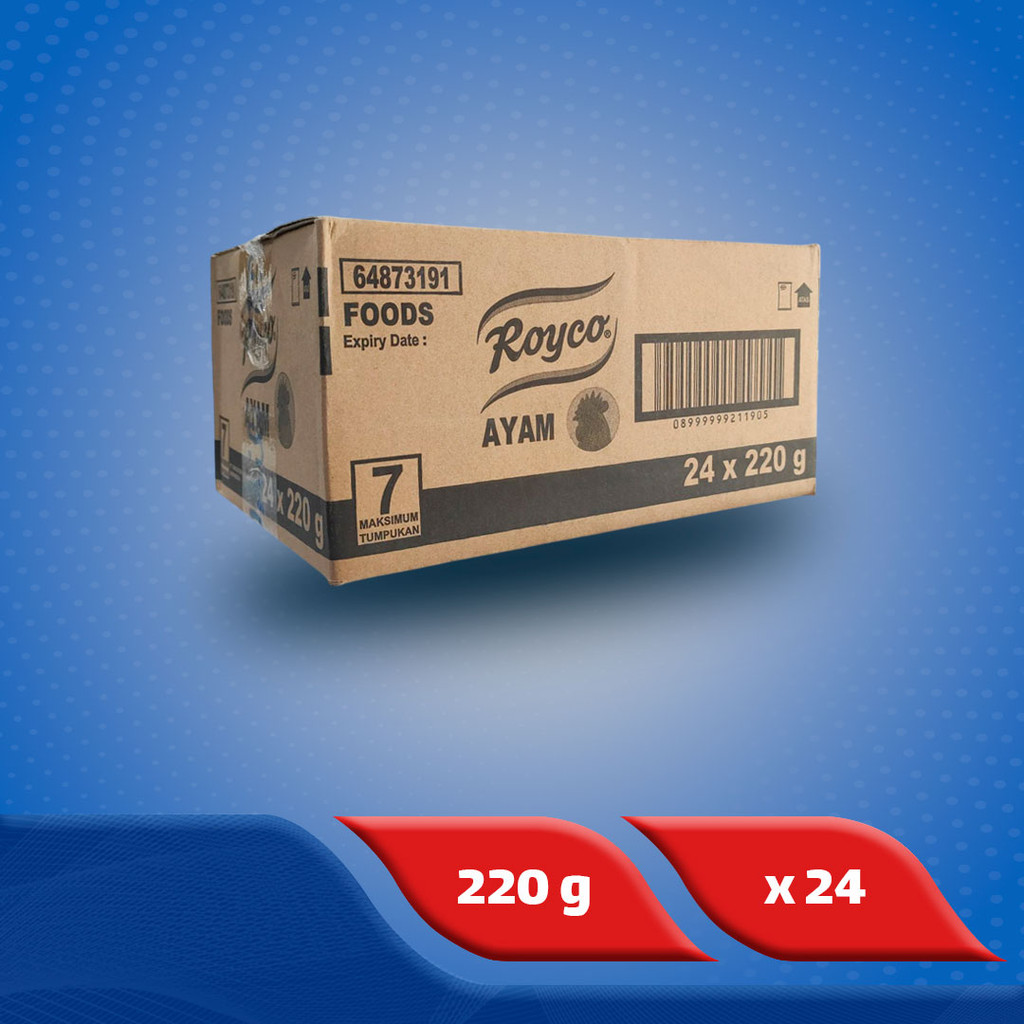 

Royco Bumbu Kaldu Penyedap Rasa Ayam 220 g x 24 pcs