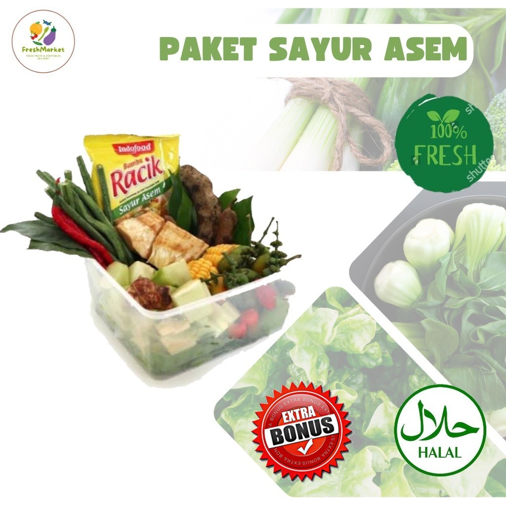 

Paket Sayur Asem Segar 1 Bungkus Sayurinstant