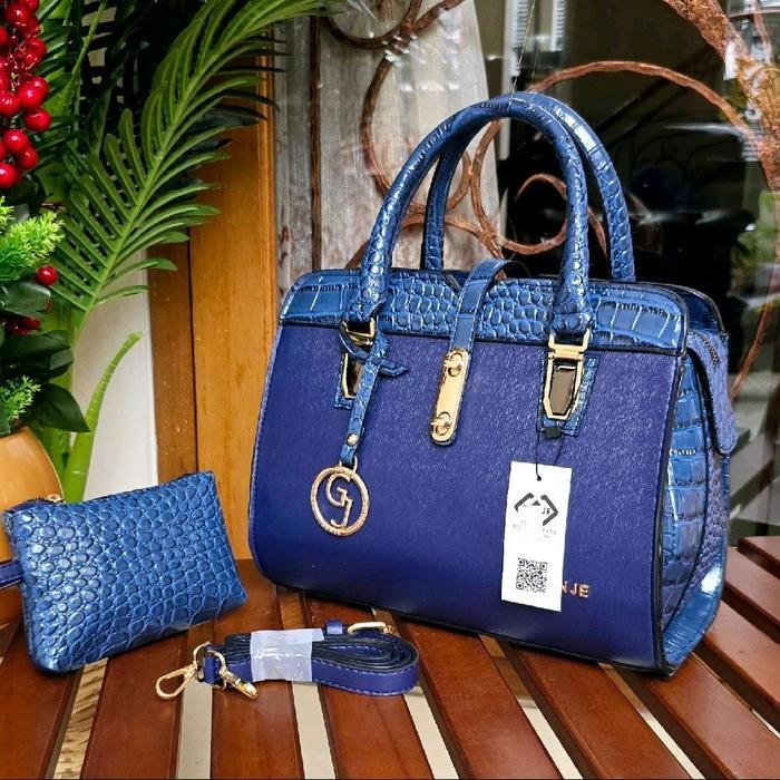 tas gunje original# tas handbag wanita elegan terbaru tas kantor cantik wanita - nevi