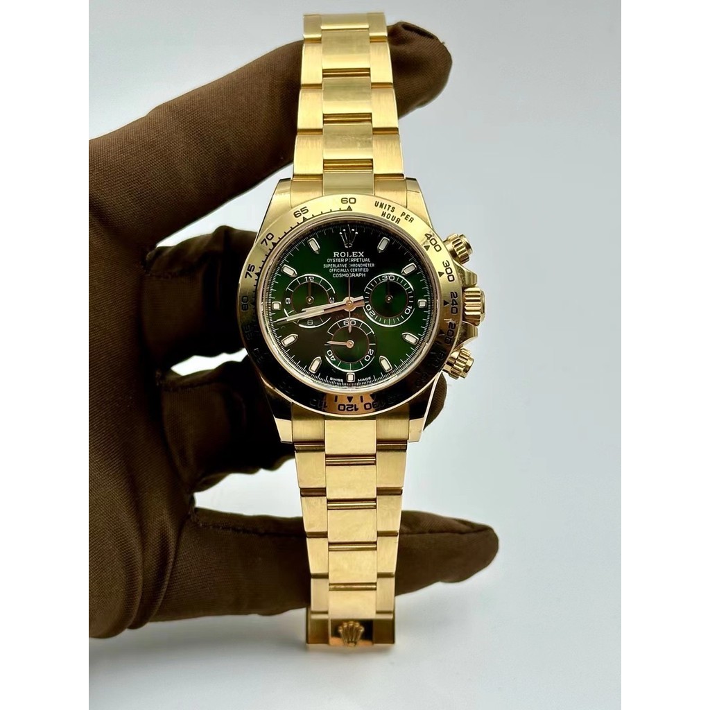 Jam Tangan Rolex Jam Tangan Pria Hijau Jindi Fashion Jam Tangan Pria Jam Tangan Pria Seri Daytona Ja