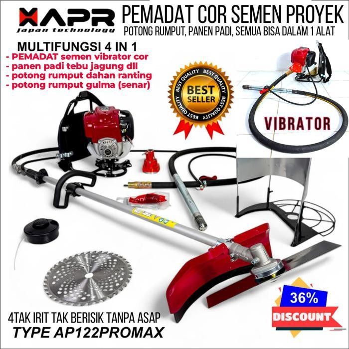 

SENO XAPR alat PEMADAT cor semen proyek 4tak mesin pemadat cement potong rumput panen padi AP122 PROMAX SERIES - AP122PROMAX DISKON - AP122PROMAX DISKON