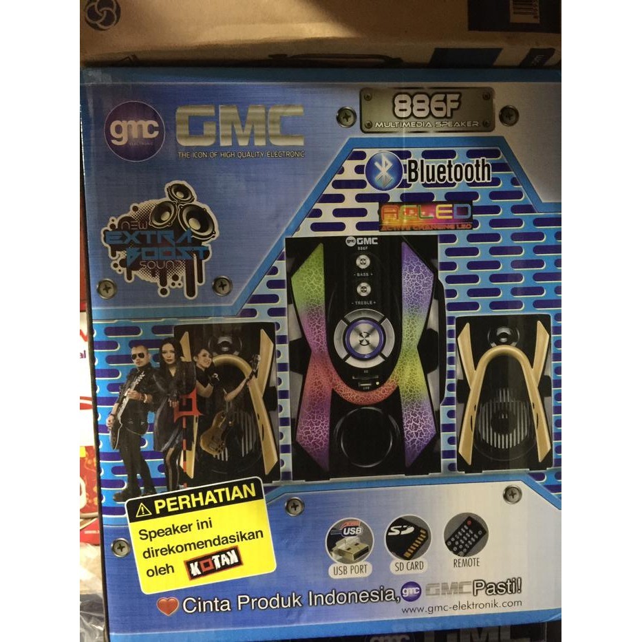 Speaker GMC 886f bluetooth