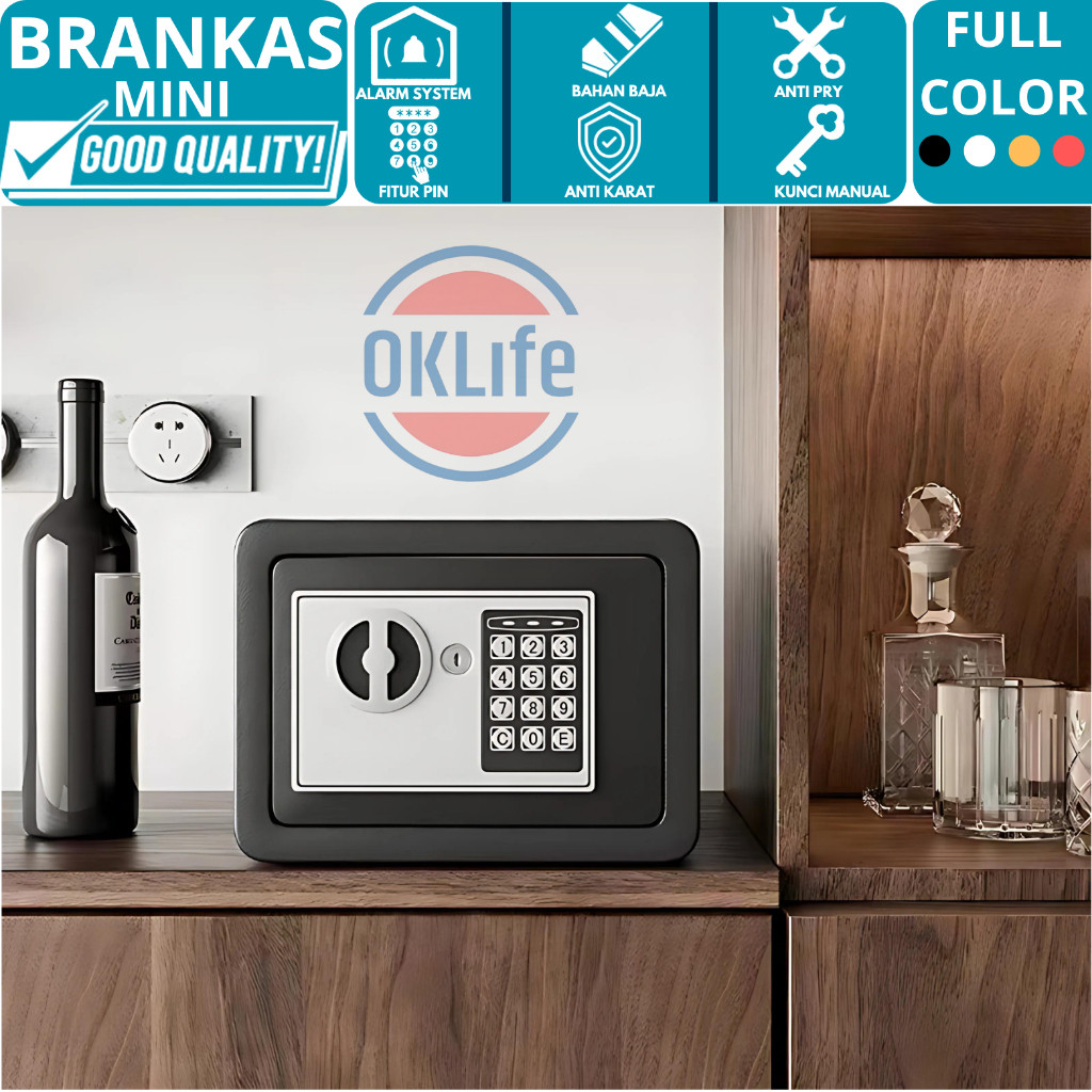 BRANKAS MINI BRANGKAS UANG BRANKAS UANG DAN EMAS BRANGKAS MINI BRANGKAS PENYIMPANAN UANG DIGITAL