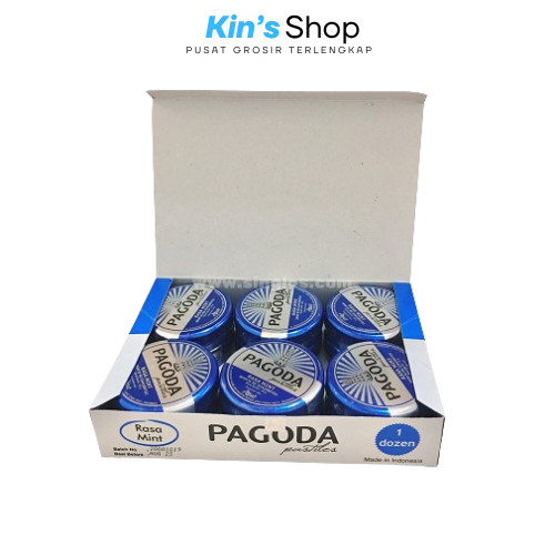 

Pagoda Pastiles Rasa Mint 1 Box - Permen Pelega Tenggorokan 10 Gram & 20 Gram [12 Kaleng / Box]