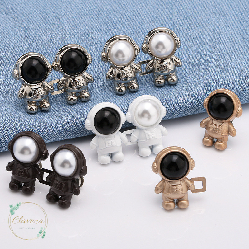 Kancing Pengecil Celana Jeans TANPA JAHIT Astronot Aesthetic GROSIR