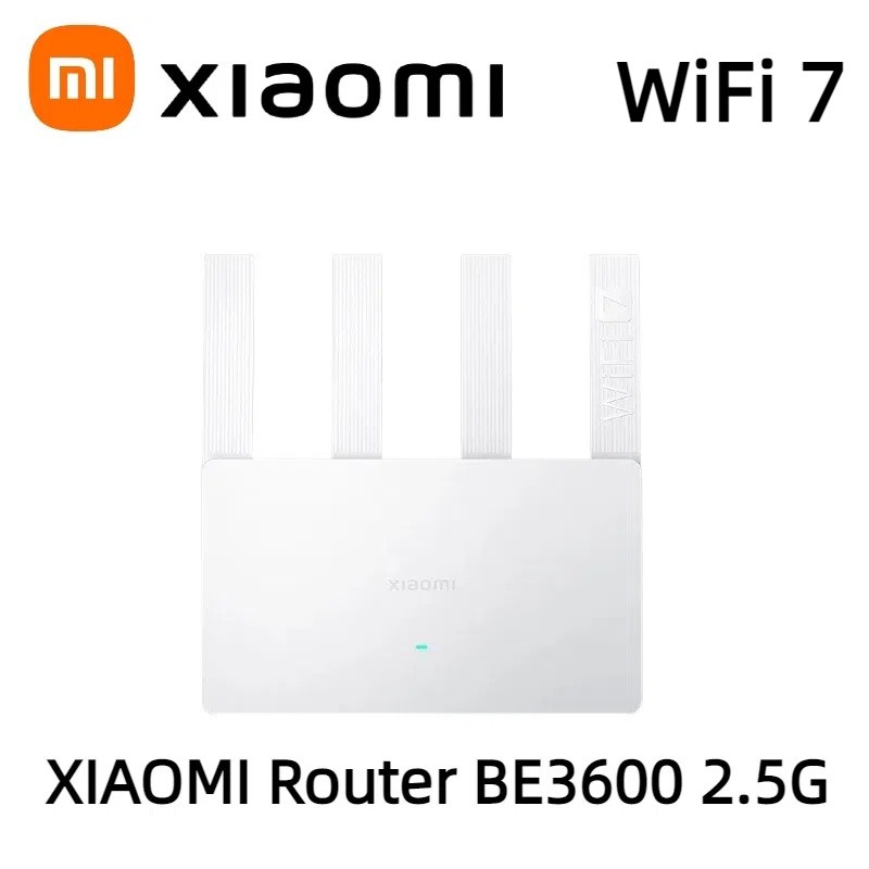 Xiaomi Mi Router BE3600 2.5G Wifi 7 Wiress Router 2.4GHz 5GHz Dual Band Mesh Works with Xiaomi mijia