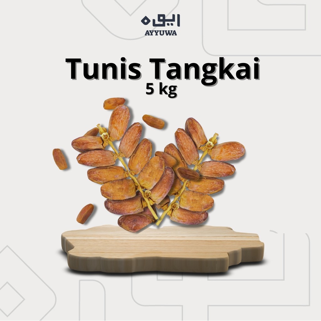 

KURMA TUNIS TANGKAI 5KG / KURMA TUNISIA TANGKAI BOX 5KG PREMIUM