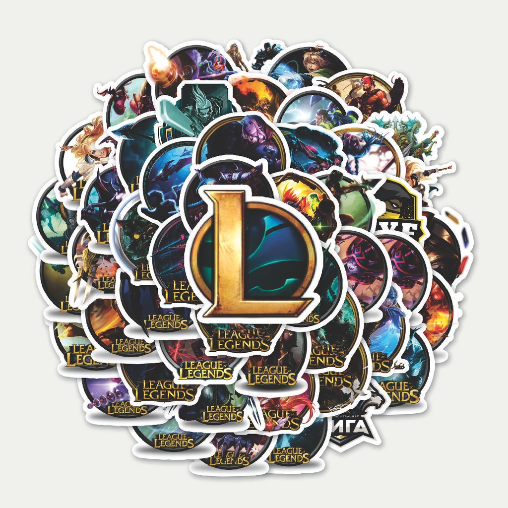 

Sticker Pack Stiker League Of Legends Badge 1 | Sticker TUMBLR | Stiker LAPTOP KOPER HELM