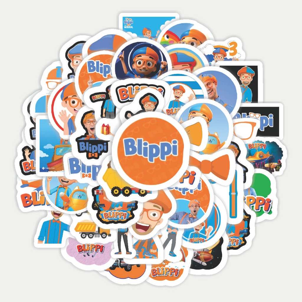

Sticker Pack Stiker Blippi | Sticker TUMBLR | Stiker LAPTOP KOPER HELM