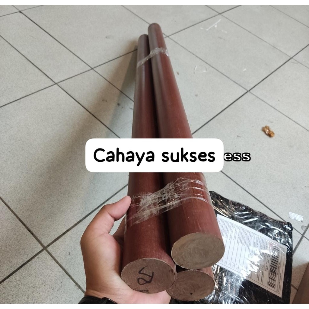 Ebonit Rod Batangan Diameter 25mm ( Pertinax Batangan)