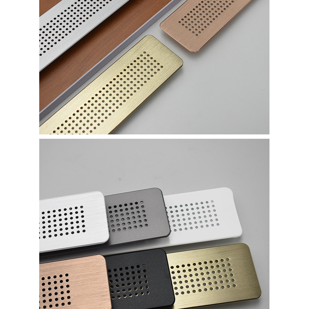 Snap-On Cabinet Ventilation Grille Wardrobe Shoe Storage Cabinet Kitchen Cabinet RV Built-in Applian