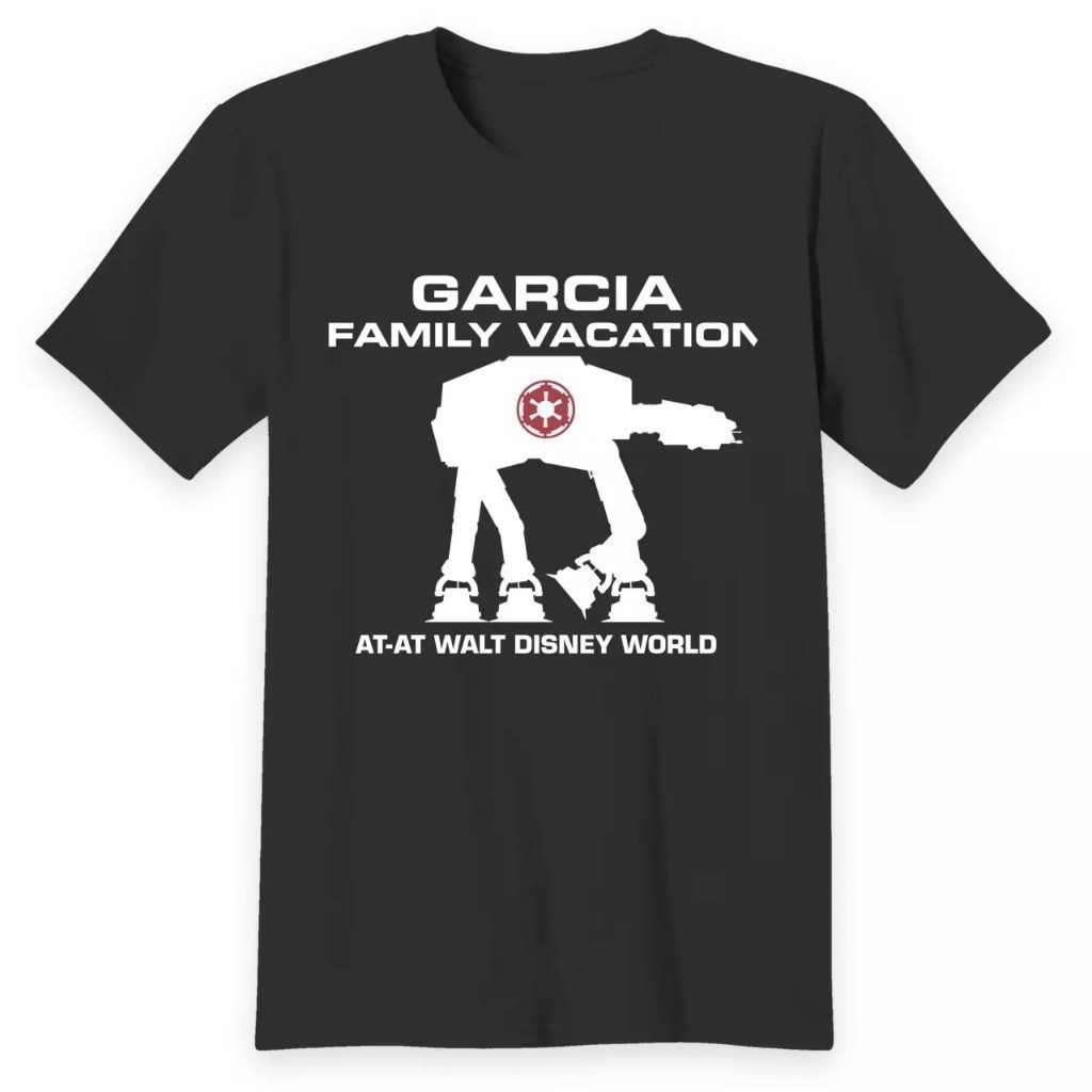 Baju Kaos Dewasa Adults' Walt Disney World Star Wars At-At Customized