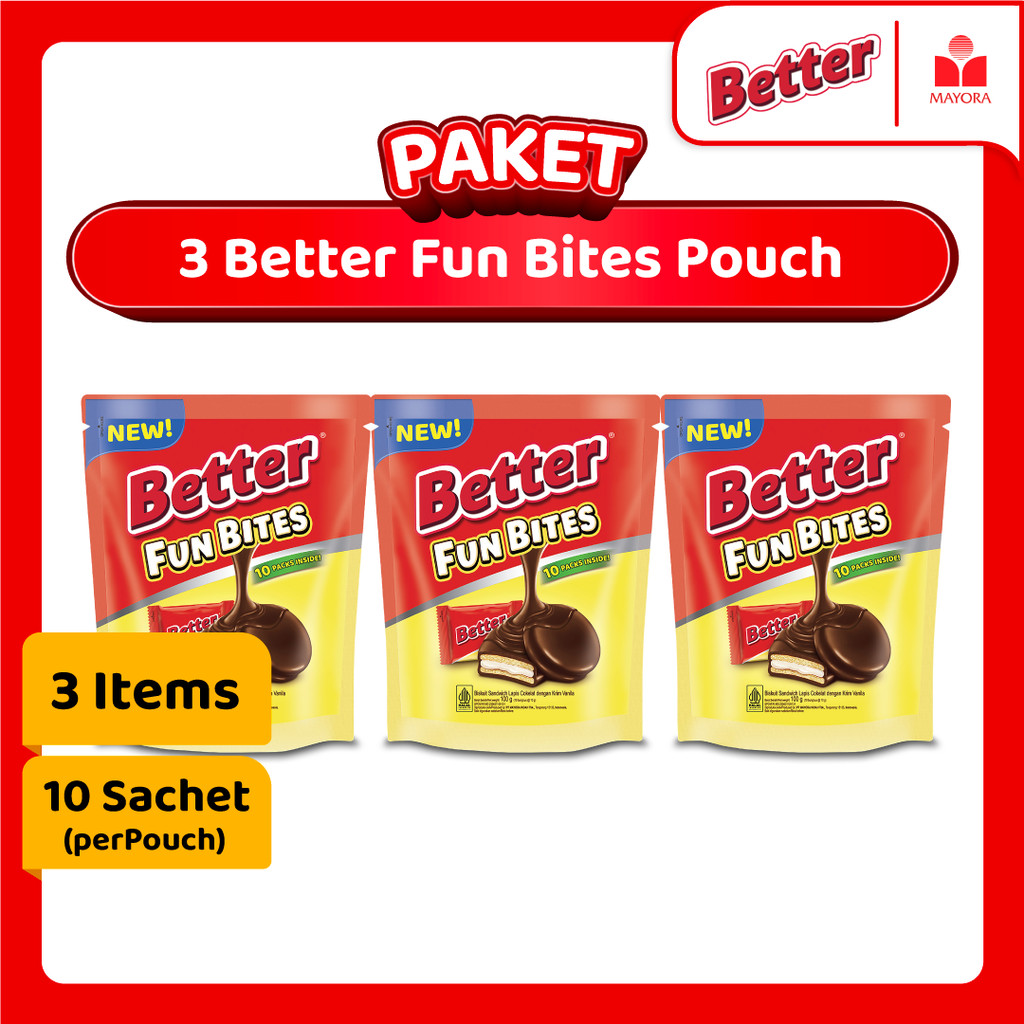 

Paket 3 Biskuit Better Fun Bites Pouch