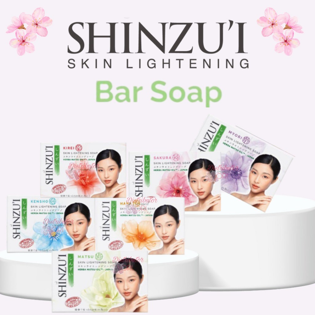 ECERAN Shinzui Sabun Batang 80gr | Shinzui Bar Soap Hana Kensho Kirei Matsu Myori Sakura | Shinzui S