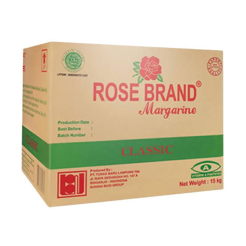 Rose Brand Margarin Classic 15KG Mentega Kuning