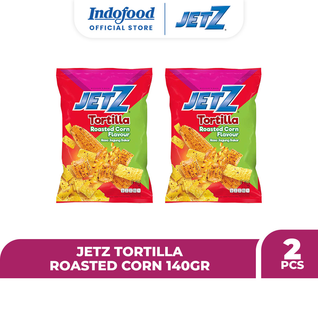

2 PCS - JetZ Tortilla Rasa Jagung Bakar 140 Gr
