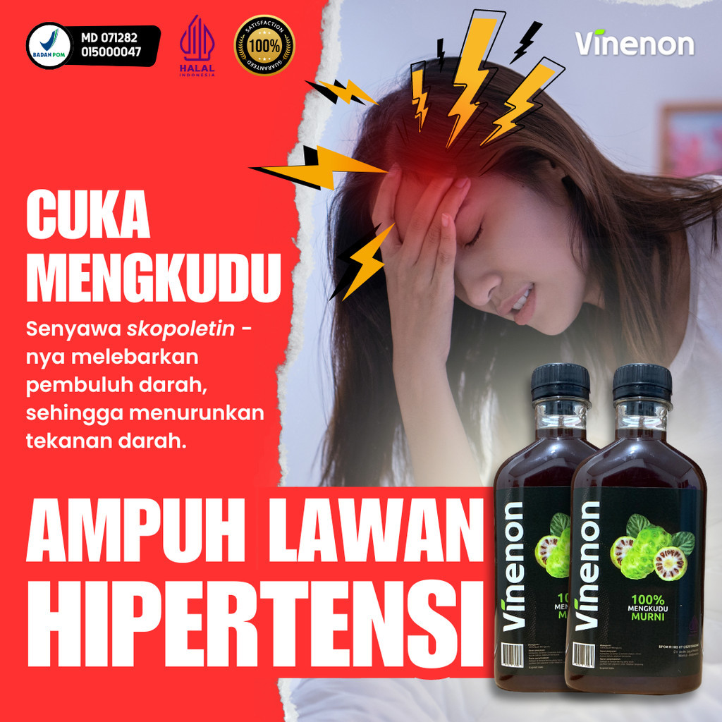 

Vinenon - Cuka Mengkudu - 100% Mengkudu Asli - 300ml - BPOM - Halal