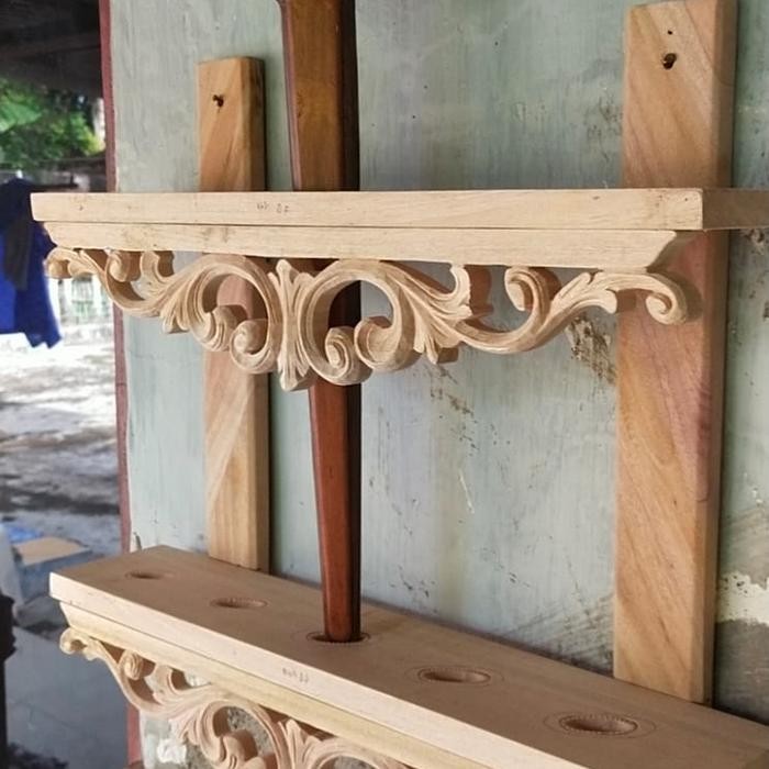 Jagrak keris gantung isi 5, Blawong keris gantung isi 5, mentahan ukir xc