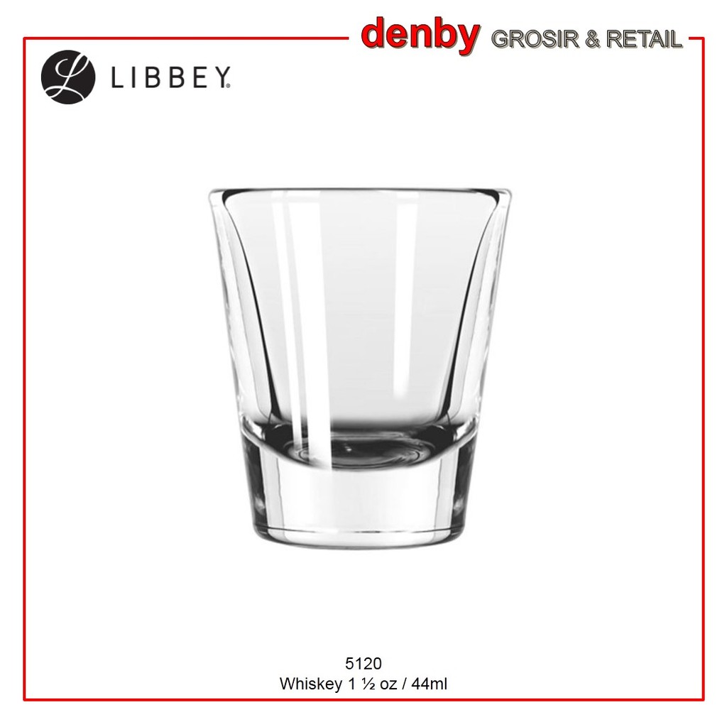 Gelas Libbey 5120 Whiskey Plain 1 1/2 OZ / 44 ML