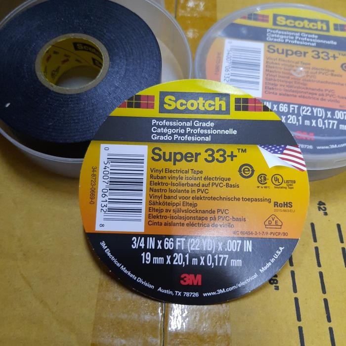

MUMPUNG PROMO Scotch 33+ Vinyl electrical tape 19mm x 20mTERLARIS