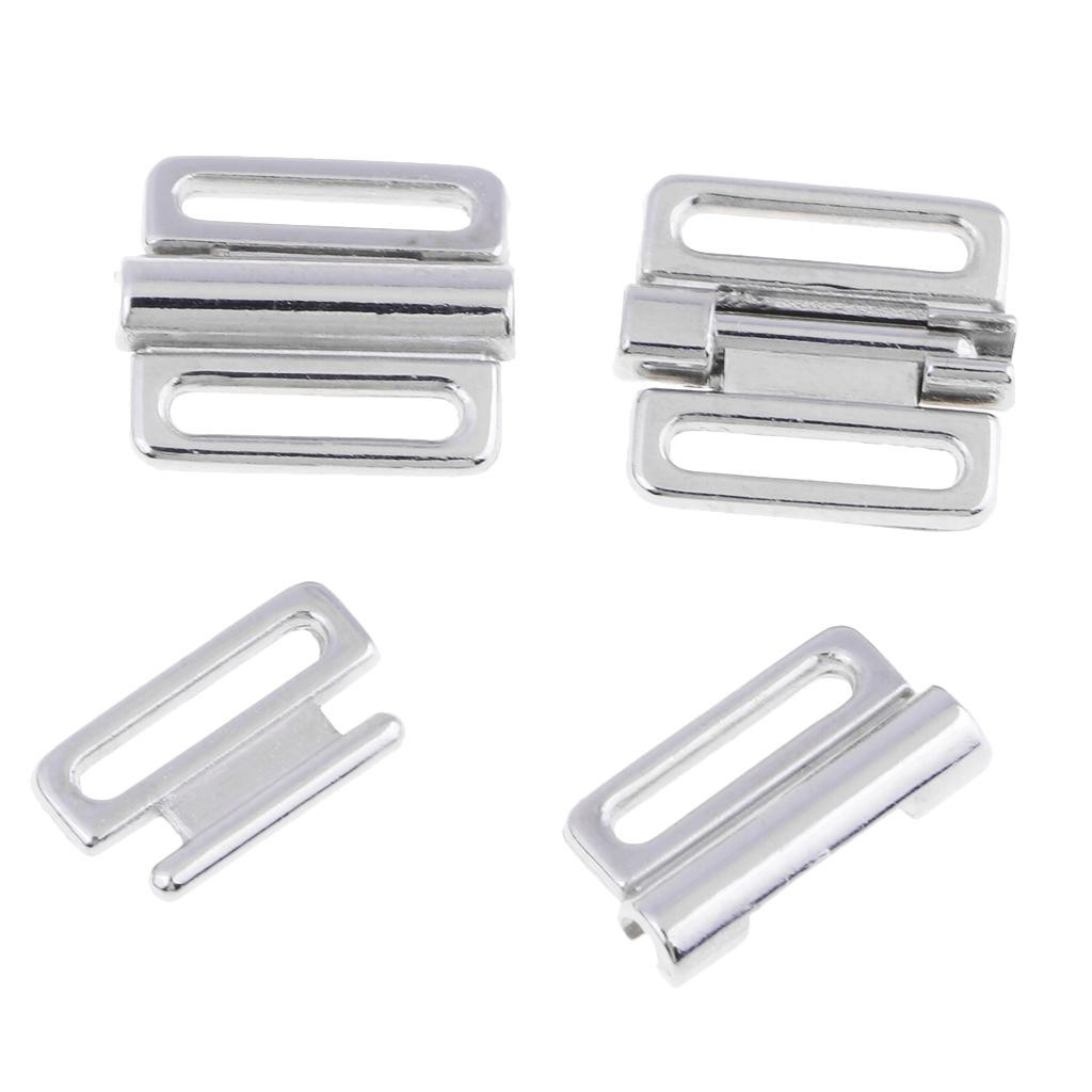 10x Waist Hooks & Clasps Sewing Garment Clasps Hooks for Bra