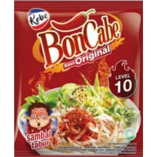 

BonCabe Sachet Level 10 - Sambal Tabur Rasa Bawang Goreng - 6 gram