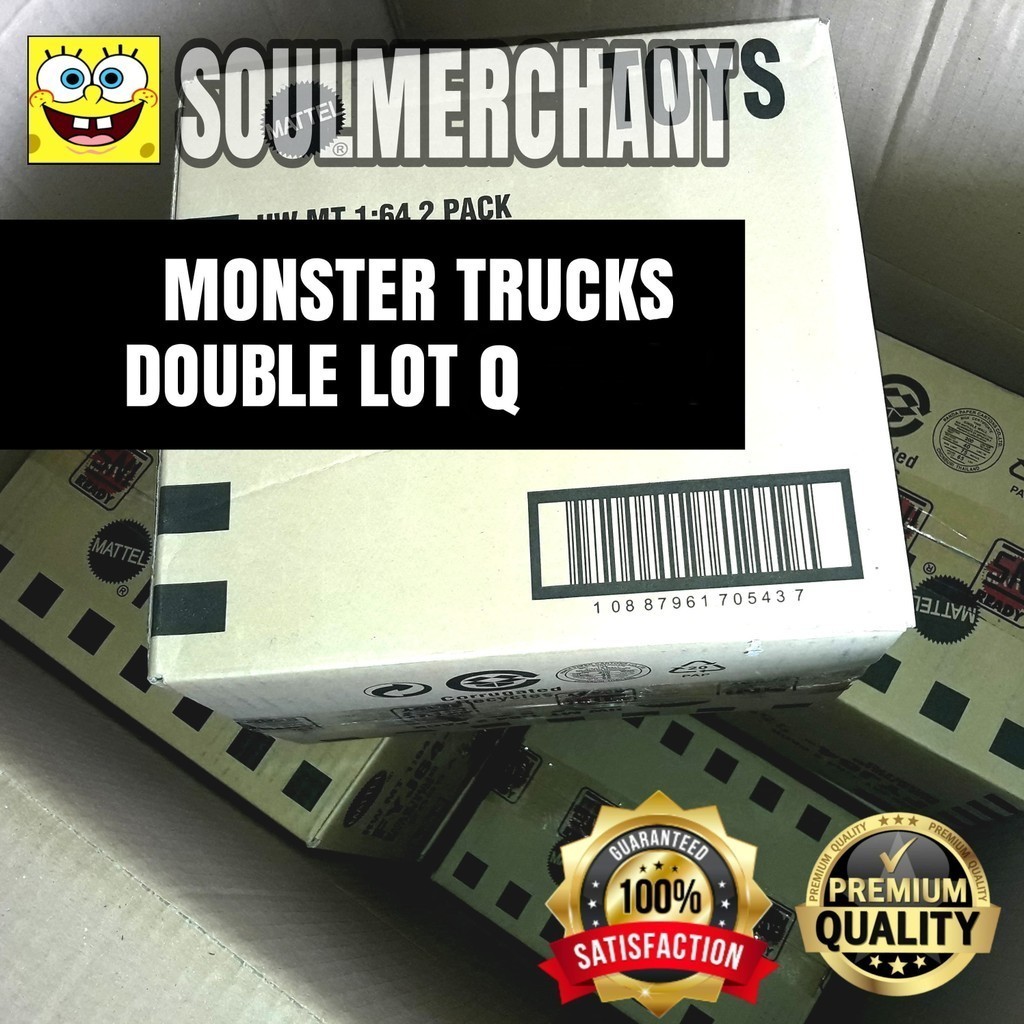 HOTWHEELS MONSTER TRUCKS DEMOLITION DOUBLES GROSIR DUS SEGEL SNI ORIGINAL MATTEL