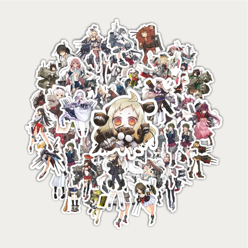 

Sticker Pack Stiker Anime Game Series Kantai Collection Character 10 | Sticker TUMBLR | Stiker LAPTOP KOPER HELM