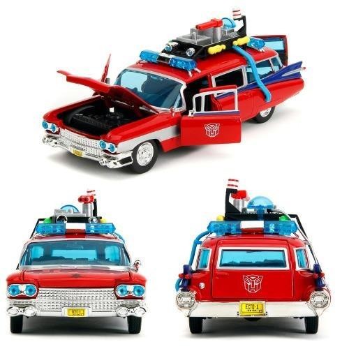 CSM... 35466 - Jada Toys 1/24 Ghostbusters Ecto-1 Transformers Mashup