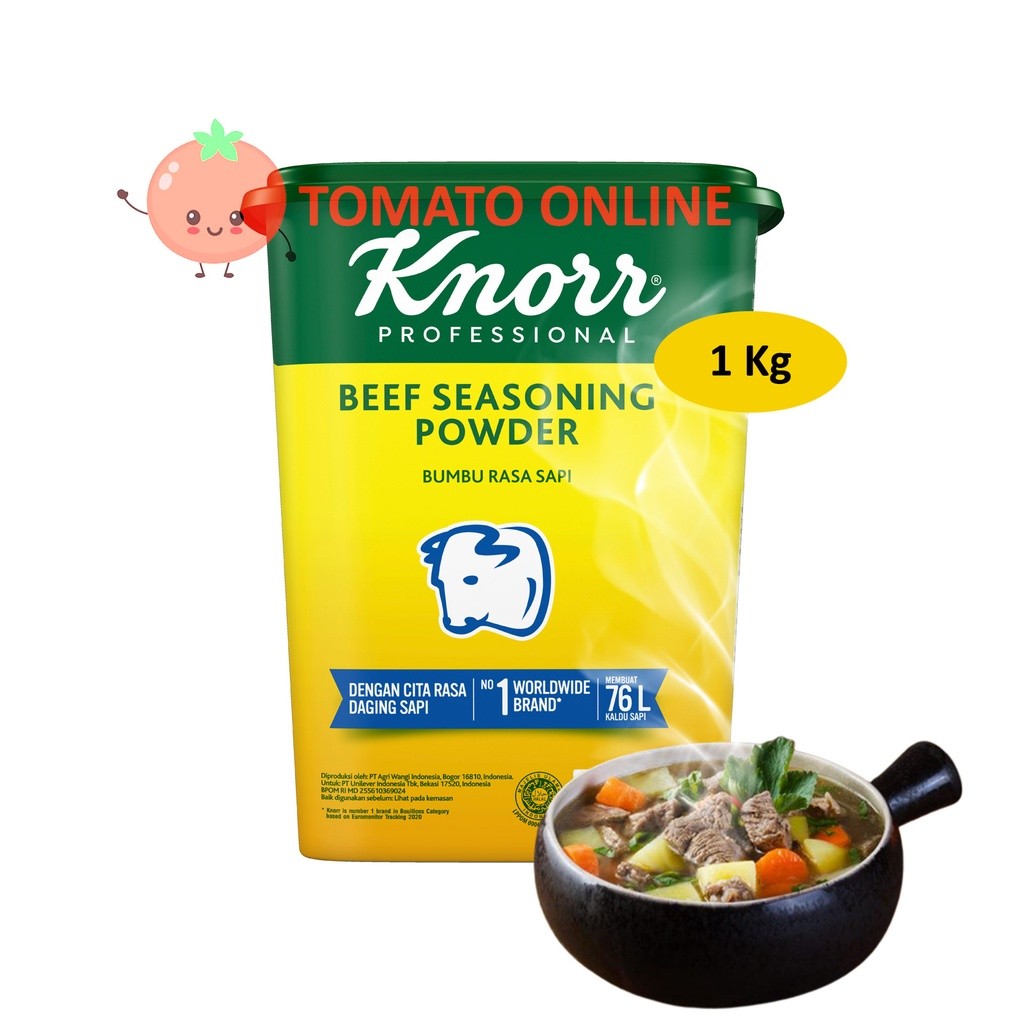 

Knoor Knorr Beef Seasoning Powder Sapi 1 kg 1kg 1000 gr gram G 1000gr