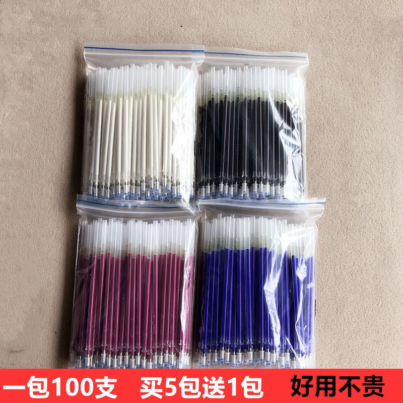 

100PCS Heat Erasable Refill Pens High Temperature Disappearing Fabric Marker Pen&Tailor's Pencil Dressmaking Craft Sewing Tools