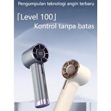 ASS KIPAS GENGGAM WUJI HANDHELD FAN / KIPAS ANGIN TURBO 100 SPEED DIGITAL FAN COOLER DS1013