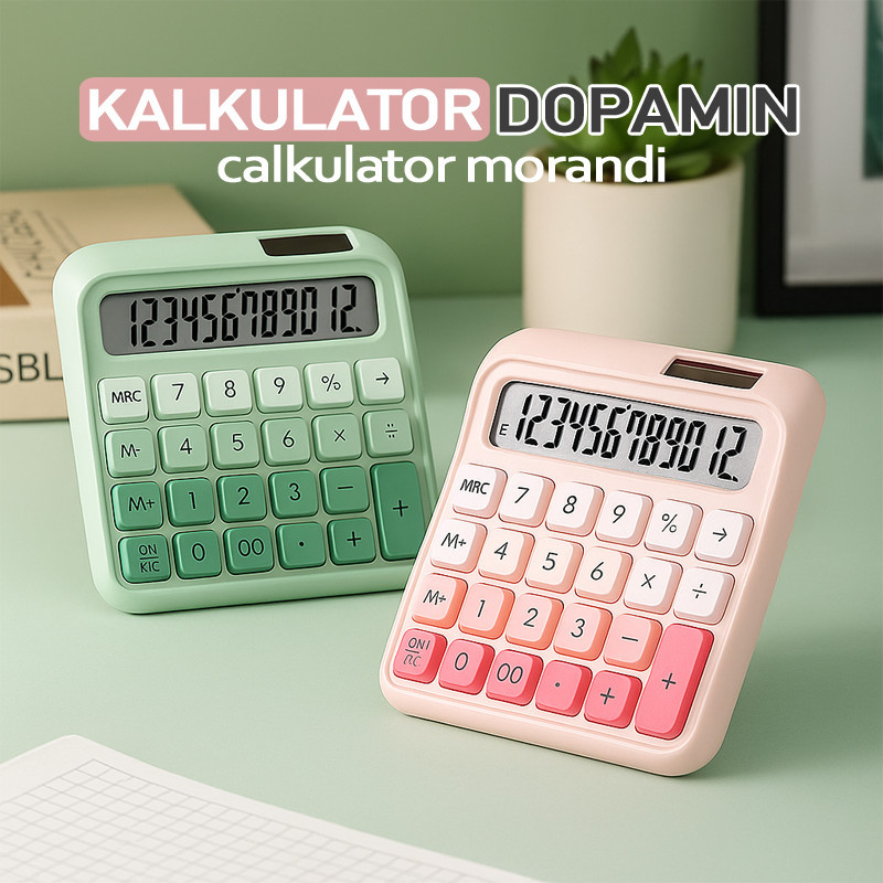 

Kalkulator Timbul Retro - Tombol Mechanical Warna Gradasi, Desain Unik 80s, Cocok untuk Koleksi & Kantor