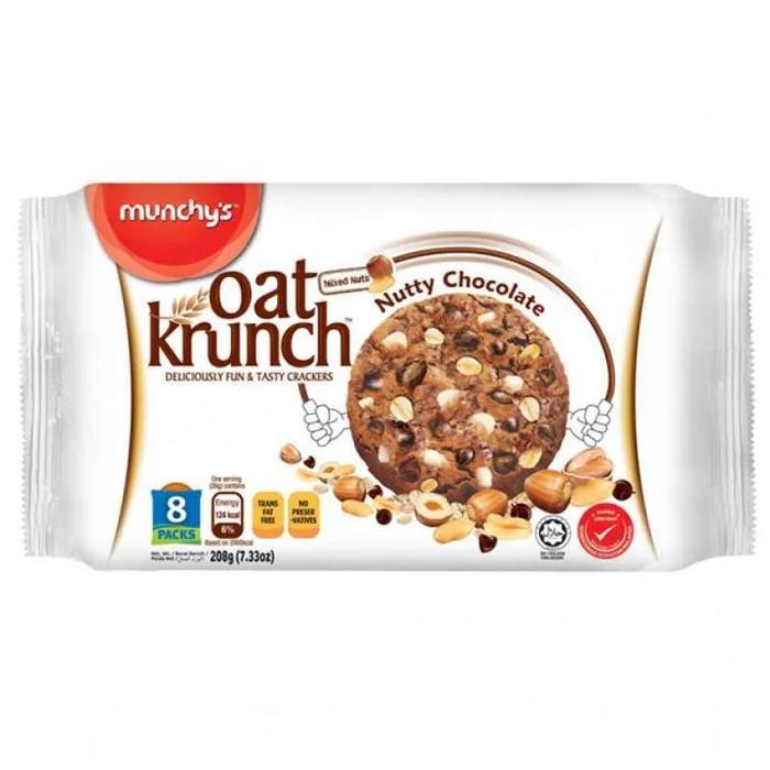

Munchys Oat Krunch Nutty Choco 208gr