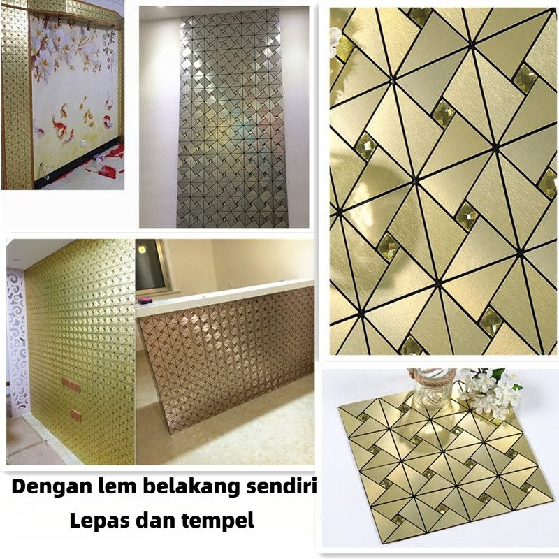 Wall Panel 3D PVC Wallpaper Dinding Wallpanel /Wall Panel 3D PVCWallpaper Home Ornamen Bisa Dibersih