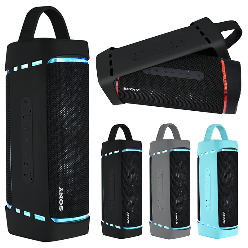 ZOPRORE Silicone Case Outdoor Cover for Sony SRS-XB33 Bluetooth Speaker, Travel Carrying Protective 