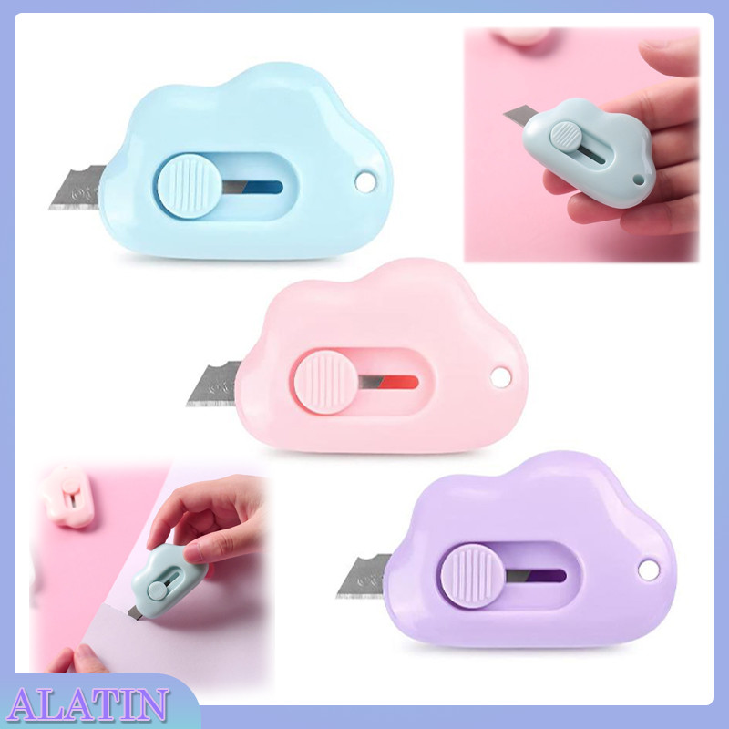 

Pisau Kecil Motif Bentuk Awan / Cutter Mini Bentuk Awan Lucu / Portable Bentuk Awan Travel Mini Cutter / Pisau Pemotong Mini