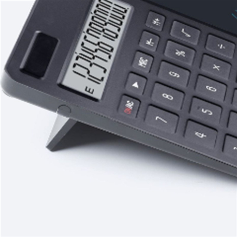 

12-Bit Solar Business Calculator With Writing Board For Student, Office, And Financial Tasks
