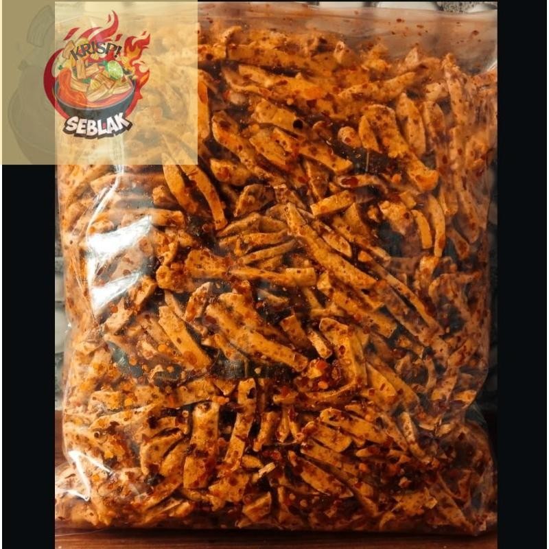 

Seblak krispi Basreng pedas daun jeruk Kemasan 250gram & 100gram