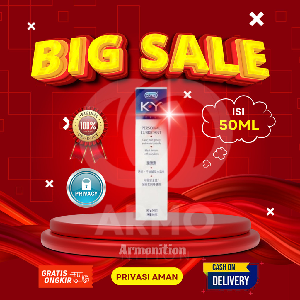 KY Jelly Lubricant 50gr Lube Jel