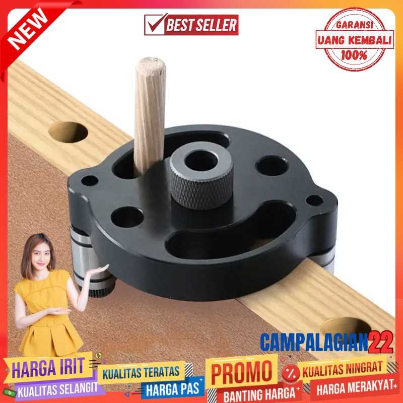 

FNICEL Dowelling Jig Hole Puncher Alat Pelubang Bor Guide DIY Woodwork - FN152