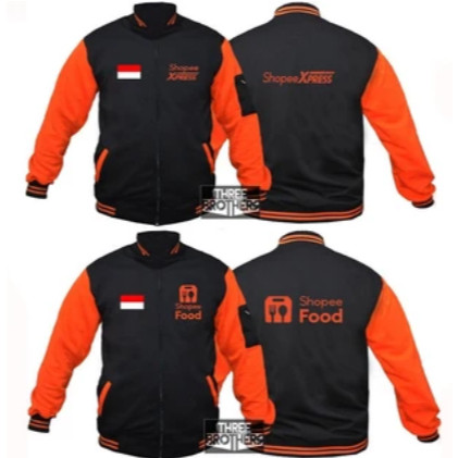 Jaket Varsity Baseball Zipper Resleting Ziper Sleting Shope FOOD makanan minuman EXPRESS XPRESS kuri