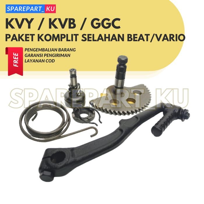 (PROMO) PAKET SLAHAN HONDA BEAT KARBU STARTER KASAR VARIO SPACY SCOOPY / AS SLAH + ENGKOLAN + GIGI P