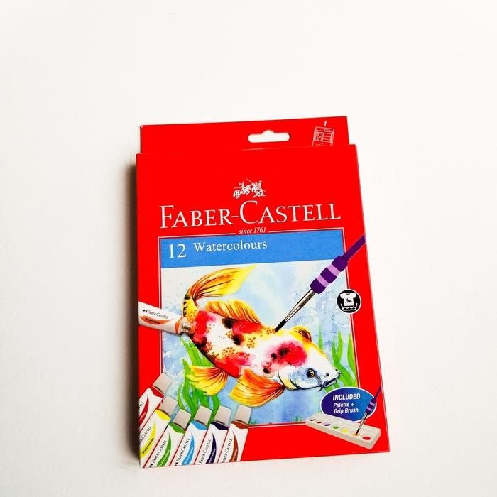 

Faber Castell Tube Watercolor 12 Warna 10 04N - Warna