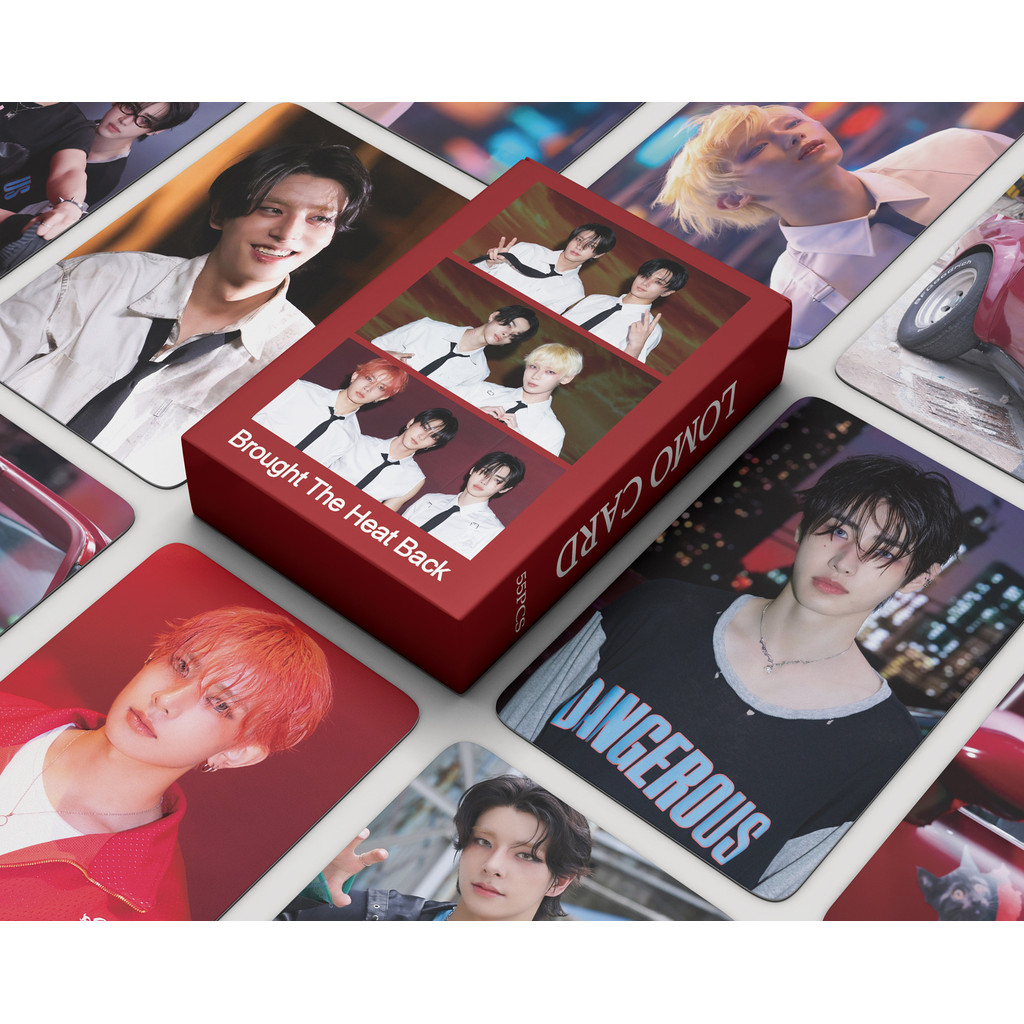 

5 E Group Cards Brought The Heat Back Small Card LOMO Celebrity Merchandise JUNGWON JAKE Fan Collection Gift