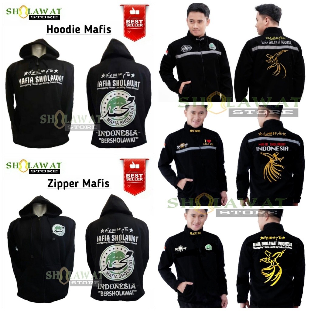 [TERLARIS] JAKET MAFIA SHOLAWAT MAFISH FREE ONGKIR/JAKET MAFIA SHOLAWAT MURAH PRIA WANITA TERBARU