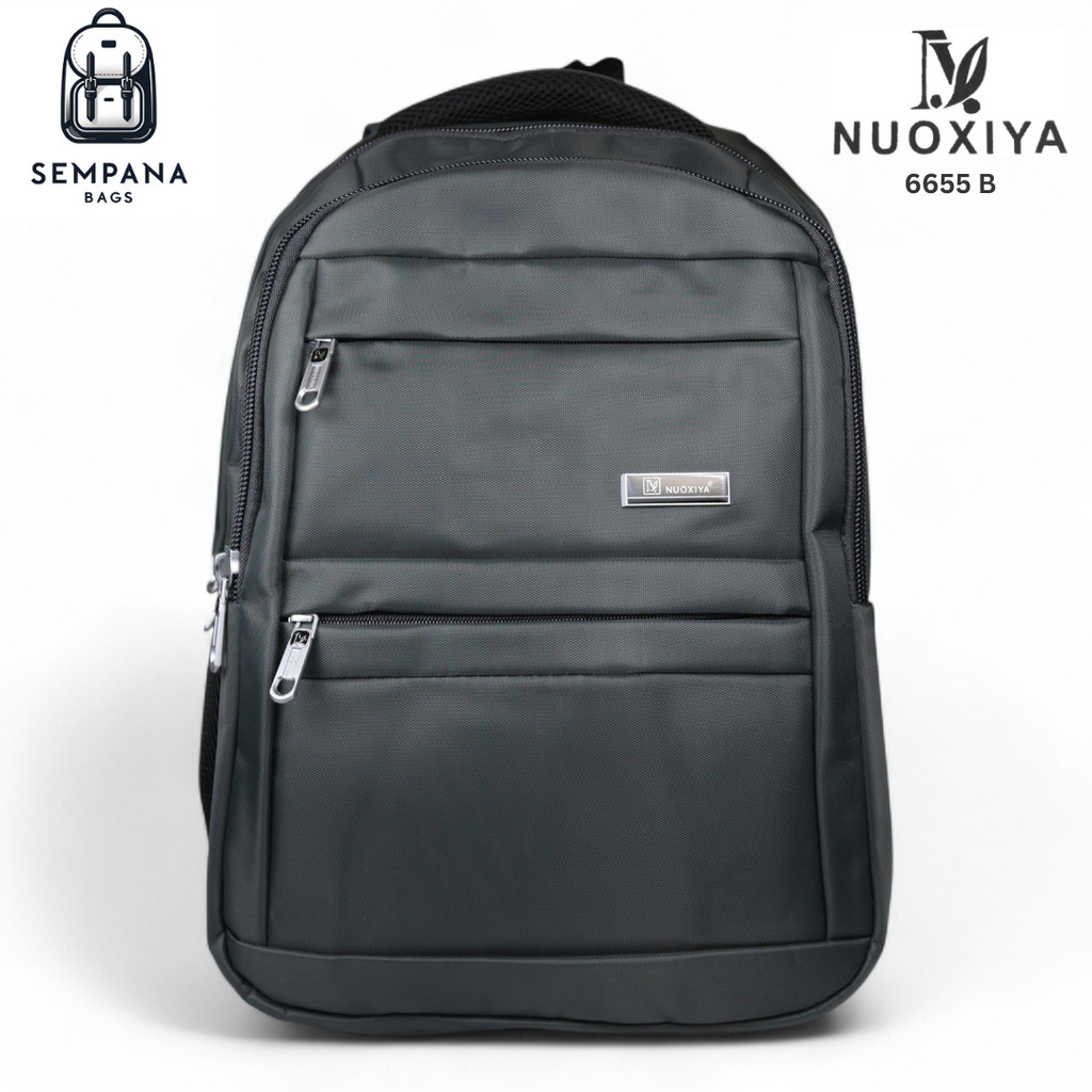 NUOXIYA 6655 B Tas Ransel Laptop / Backpack Laptop Suitable for Laptop 15.6 Inch / Tas Kerja / Tas K