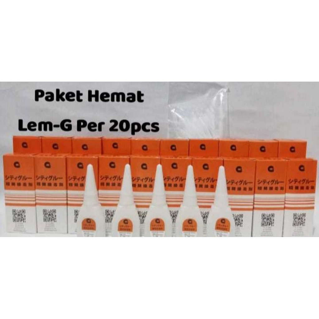

PAKET HEMAT TERMURAH KHUSUS TOKO & SALESMAN Lem G Serbaguna Lem Korea Lem G Barcode, Grosir Murah!!!
